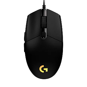 Mouse Gamer Logitech G203 Lightsync 8000 DPI Com Fio - Preto