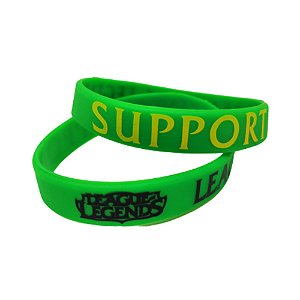 Pulseira Support - League Of Legends - Silicone