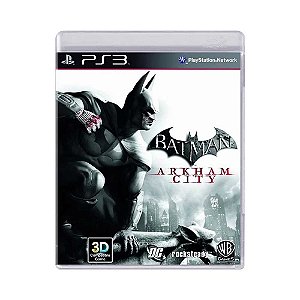 Jogo Batman Arkham City - Capa impressa - PS3