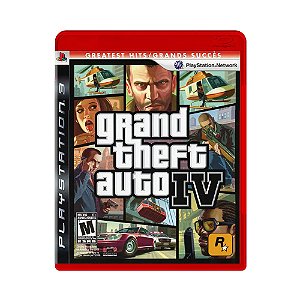 Jogo GTA IV Greatest Hits - Capa impressa - PS3