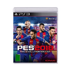 Jogo Pro Evolution Soccer PES 2018 - Capa Impressa - PS3
