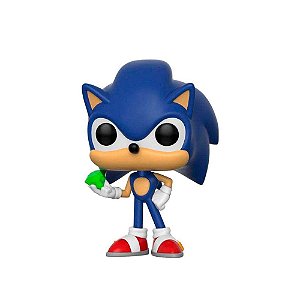 POP! Funko - Sonic with Emerald 284 - Sonic The Hedgehog