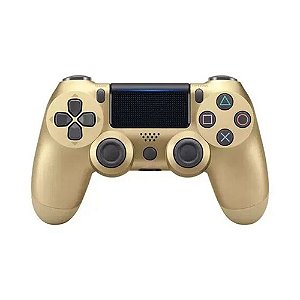 Controle Doubleshock sem fio para PS4 - Primeira Linha Dourado