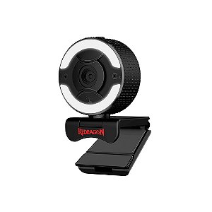 Webcam Redragon GW910 OneShot Full HD 30 FPS Microfone Integrado - Preto