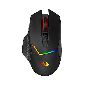 Mouse Gamer Redragon Mirage M690 Pro 8000 DPI Sem Fio Wireless - Preto