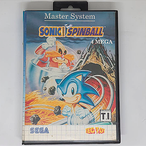 Jogo Sonic Spinball - Master System