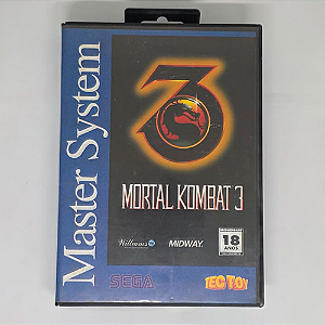 Jogo Mortal Kombat 3 - Master System