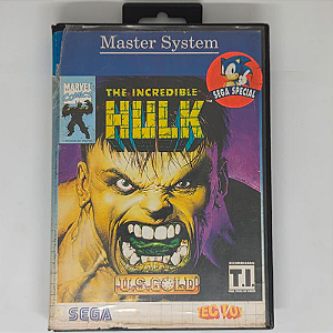 Jogo The incredible Hulk - Master System