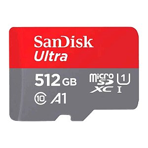 Cartão de Memória Micro SD Sandisk Ultra 512GB 150MBs