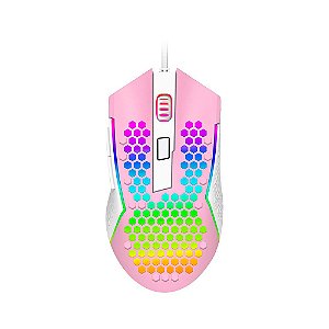 Mouse Gamer Redragon Reaping Elite Bubblegum