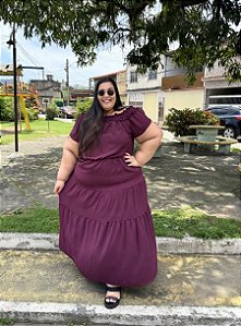 Vestido Ciganinha Longo Plus