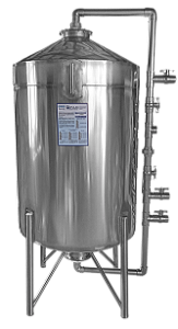 Filtro Central Inox Carvão Ativado 15000 L/h P700.QL-CA
