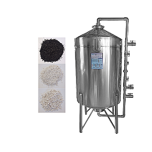 Kit elementos filtrantes para Filtro Central Inox Carvão Ativado 15000 L/h P700-CA