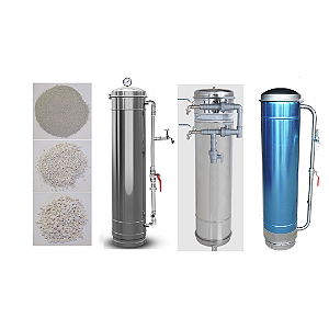 Kit Refil Para Modelos Filtros 1000 L/Hora Kit Compatível Remoção De Turbidez, Cor, Sólidos E SDI