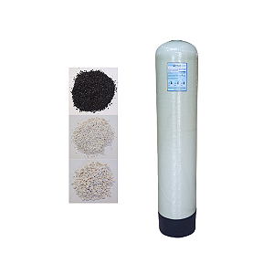 Kit elementos filtrantes para Filtro Central PRFV Carvão Ativado 3000L/h P14x65-CA