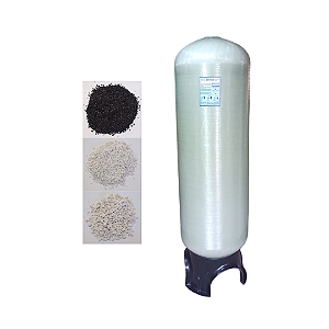 Kit elementos filtrantes para Filtro Central PRFV Carvão Ativado 6000L/h P21x62-CA