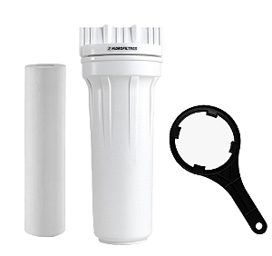Filtro Hidrofiltros Branco 9.3/4" 1200 L/h PP 5 micras + Chave