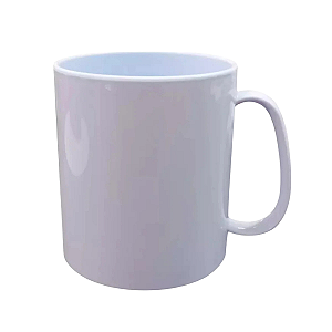 Caneca de Polimero 325ml Branca Para Sublimação JKB (10001)