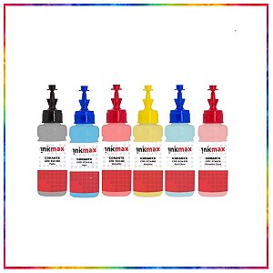 KIT TINTA INKMAX ECH COMPATIVEL EPSON ECOTANK COM 6 CORES 100 ML