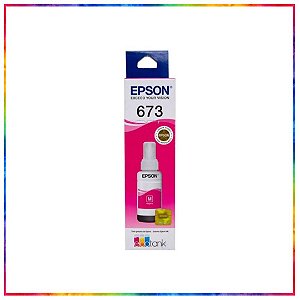 REFIL DE TINTA EPSON ORIGINAL T673 MAGENTA 70 ML - T673320