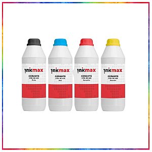 TINTA INKMAX BC COMPATÍVEL BROTHER KIT COM 4 CORES - 1 LITRO