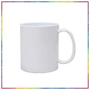 CANECA BRANCA DE POLIMERO PARA SUBLIMAÇÃO 325ML (1475)