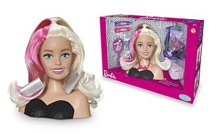 Boneca para Pentear - Mini Styling Head - Special Hair - Barbie - Rosa -  Pupee - Ri Happy