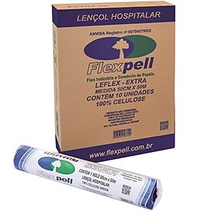 Papel Lençol 50X50 - Extra - Flexpell - Cx 10 Unidade