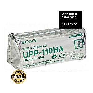 Papel Sony UPP-110HA Tipo IV: Densidade Superior 110 mm x 18 m