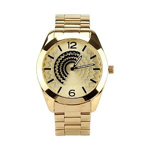 Relógio Euro Dourado