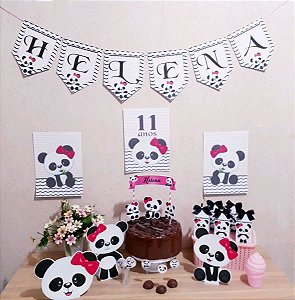 Kit festa Panda