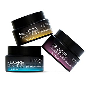 Kit 3 Máscaras Baby - Milagre dos Fios