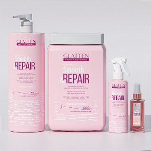 Kit Smooth & Repair - Reparação Profunda e Hidratação para Cabelos Danificados