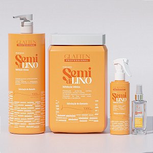 Kit Semi Di Lino - Hidratação Profunda e Sedosidade