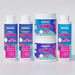 Kit Completo Cacheia – Crescimento, Definição e Hidratação para Seus Cachos