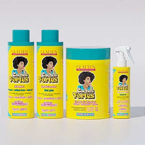 Kit Cachos Fortes - Definição, Hidratação e Fortalecimento dos Cachos