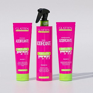Kit Acidificante Capilar Completo - Selagem de Cutículas, Brilho e Controle do Frizz