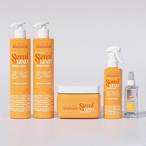 Kit Semi Di Lino - Hidratação Profunda e Sedosidade