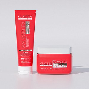Shampoo e Máscara - S.O.S Salvaplex Reconstrução Capilar