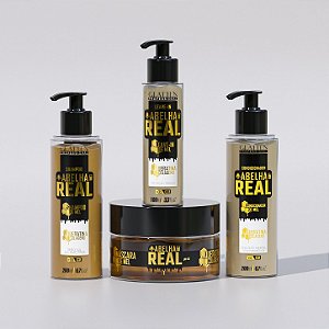 Kit Abelha Real - Reconstrução Capilar e Fortalecimento dos Fios