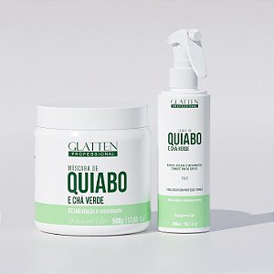 Máscara e Leave-in - Quiabo e Chá Verde