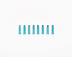 Jogo De 8 Parafusos Para Rodas De Patins Inline - Azul