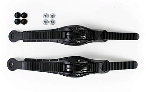 Fivela 45° preta / DX-003