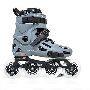 Patins HD Inline Evolution PRO Generation 80mm Abec-9 / Cinza