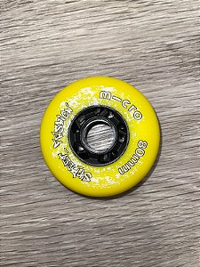 4 rodas Micro Street Fashion 80mm / 85a - amarela
