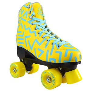 Patins Quad Traxart Jolly - 58mm x 32mm Abec-7 / AMARELO AZUL