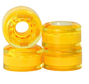 4 rodas Traxart Quad - STYLE gel / 58mm X 32mm - 85A (5 cores) - pra rua*