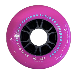 1 Roda Endless 90mm 85a / pink neon (unidade)