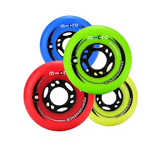 4 Rodas Micro Performance 76mm / 85a - (4 cores)