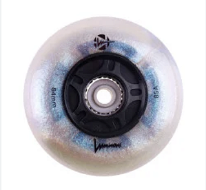 1 Roda Luminous 84mm Black Pearl / Pérola Negra - (Unidade)